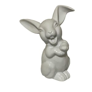 Vtg Rosenthal classic laughing rabbit bunny figurine white 5”