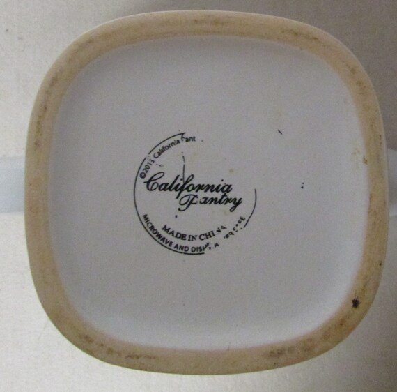 California Pantry White Square Ceramic Teapot Etsy