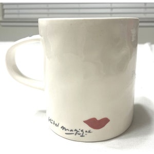 Anthropology anthropologie Hotel Magique Love Melange Coffee Mug Flowers 16 oz image 4