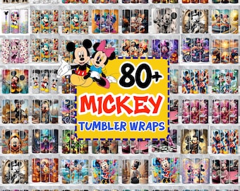 Mais de 330 pacotes de copos do Mickey Mouse, sublimação do Mickey Mouse, copo da Minnie de 20 oz, desenho animado do Mickey PNG, designs de copos do Mickey, Mickey.