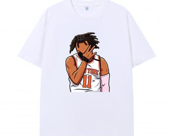 Jalen Brunson 3-Point Celebration T-Shirt For Youth Kids Adult