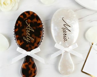 Personalized Hair Comb | Custom Name Pocket Comb | Bridesmaid Gift | Mini Travel Hair Comb | Wedding Favor | Gift for Her.