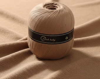 Silk Cotton Linen Yarn for Amigurumi Dolls, Summer Crochet Knitting Thread