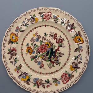 Vintage Masons Patent Ironstone "Nabob" middagstallrik