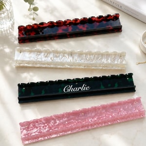 Acrylic American Mahjong Rack Set, Mah Jongg Tile Holder with Magnetic Pushers, Night Game Gift