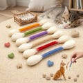 Giant Q-Tip Cat Toy, Funny Cotton Swab Catnip Kicker, Unique Felt Cat Chew Stick for Teething & Hunting, Creative Gift for Cat Lovers, Plush product logo