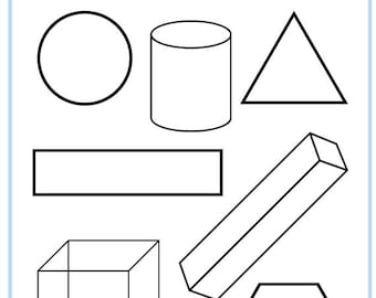 Identifying 2D and 3D Shapes Worksheet