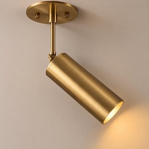 Handicraft Vintage Brass Spotlight, Adjustable Directional Ceiling Light Fixture, Retro Style flush mount Light,ceiling light,Ceiling Light
