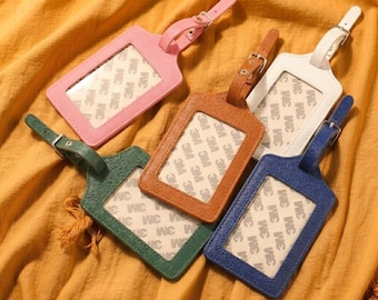 Aangepast zelfafwerkend bagagelabel met borduursel van 2 x 3 inch