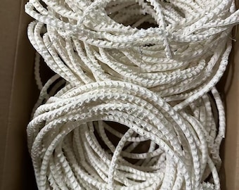 Real Snake Bone Strand (150‑220 Beads), Natural Vertebrae Specimen Chain for DIY Jewelry Supplies, Oddities Taxidermy Craft Material