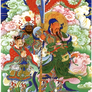 Chinese Art Print  Reproduction:  The Romance of the Three Kingdoms, c.1700. Fine Art Print