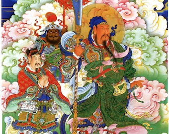 Chinese Art Print  Reproduction:  The Romance of the Three Kingdoms, c.1700. Fine Art Print