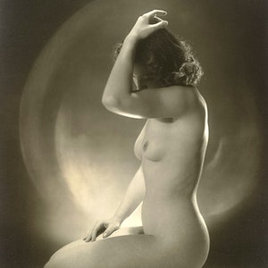 Masters of Photography: Jacob Merkelbach, Dutch (1877-1942) - Naked Seated Woman 2, c. 1925-1940. Digital Photograph