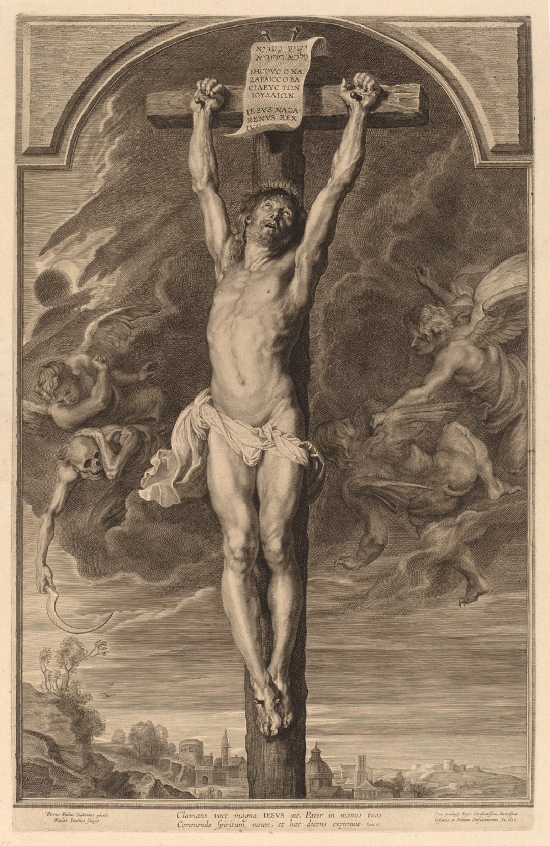 The Art of Peter Paul Rubens. Christ on the Cross, 1631