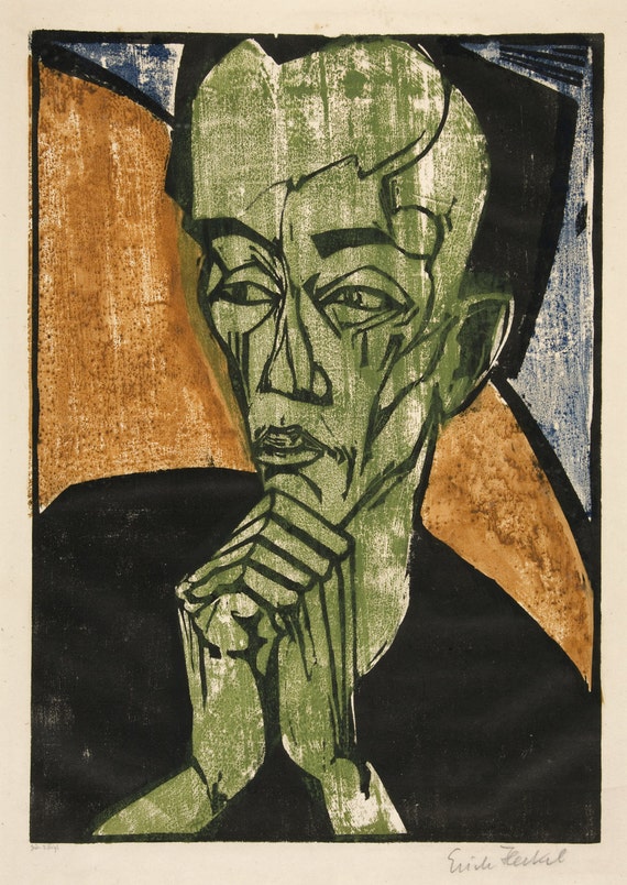 Germany,1912 Stralsund Erich Heckel Reproduction Fine Art Print