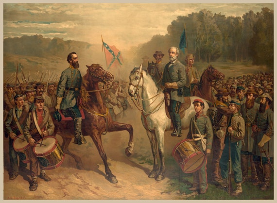 Images of America: the Civil War the Last Meeting Between General