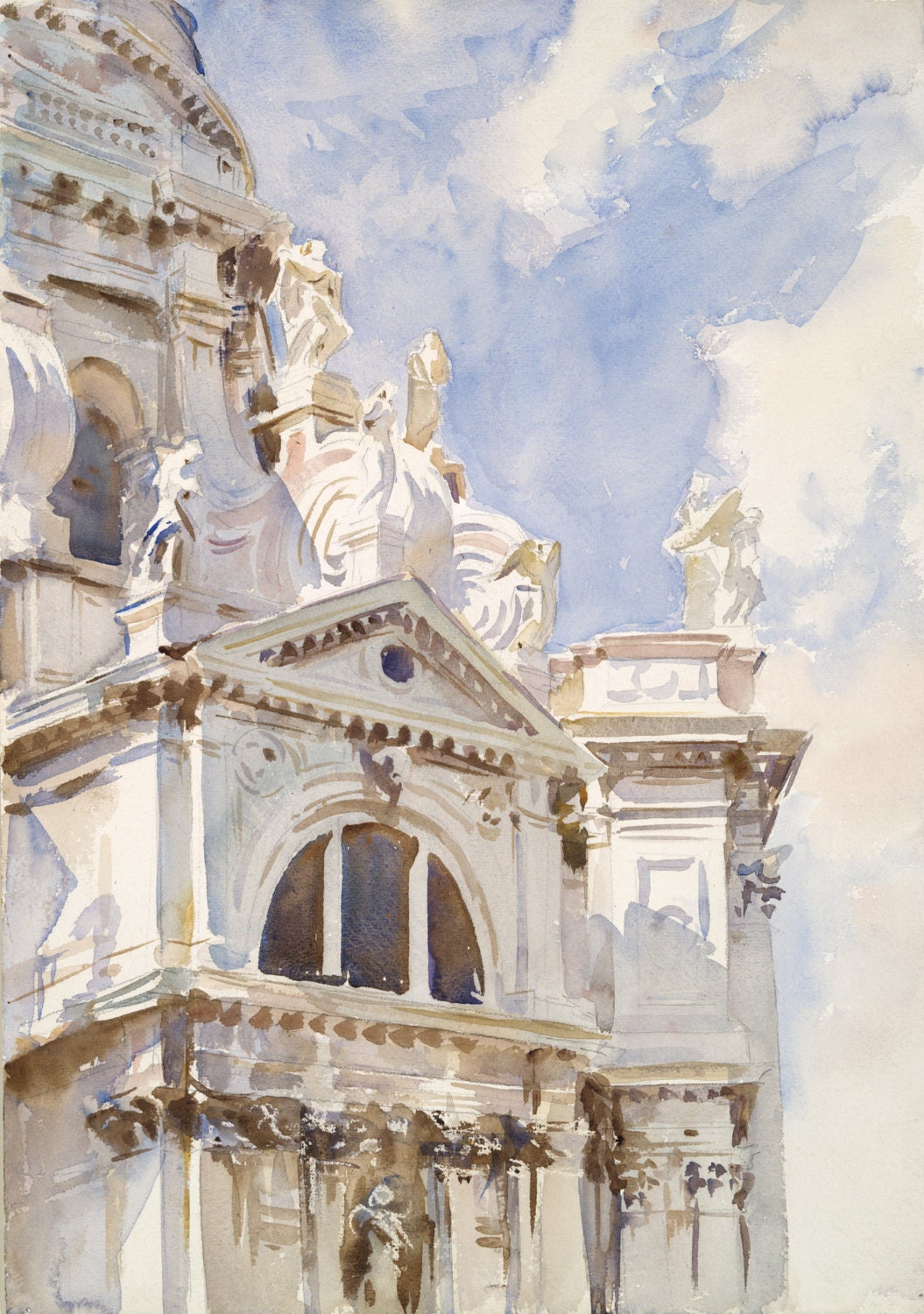 John Singer Sargent Watercolor Reproductions. La Salute Etsy