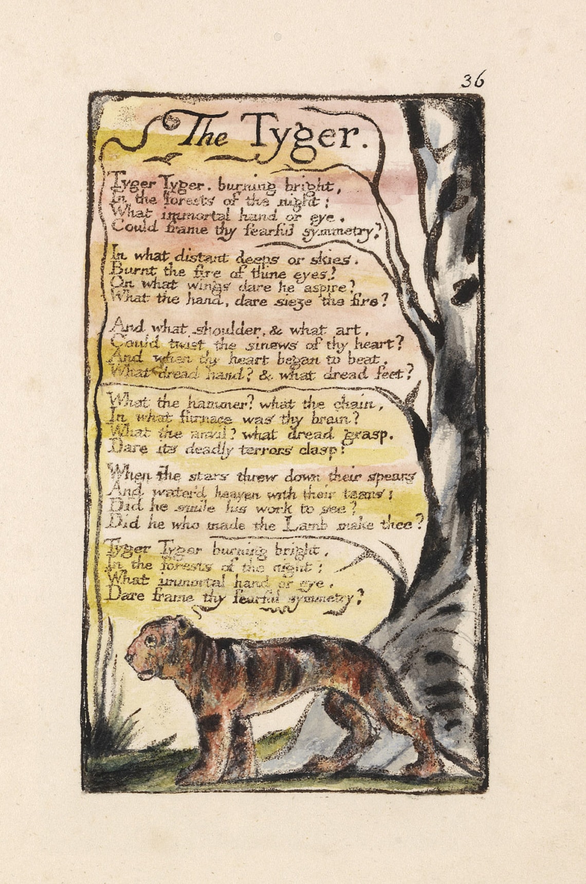 The Illuminated Prints of William Blake. From Songs of Experience: the ...