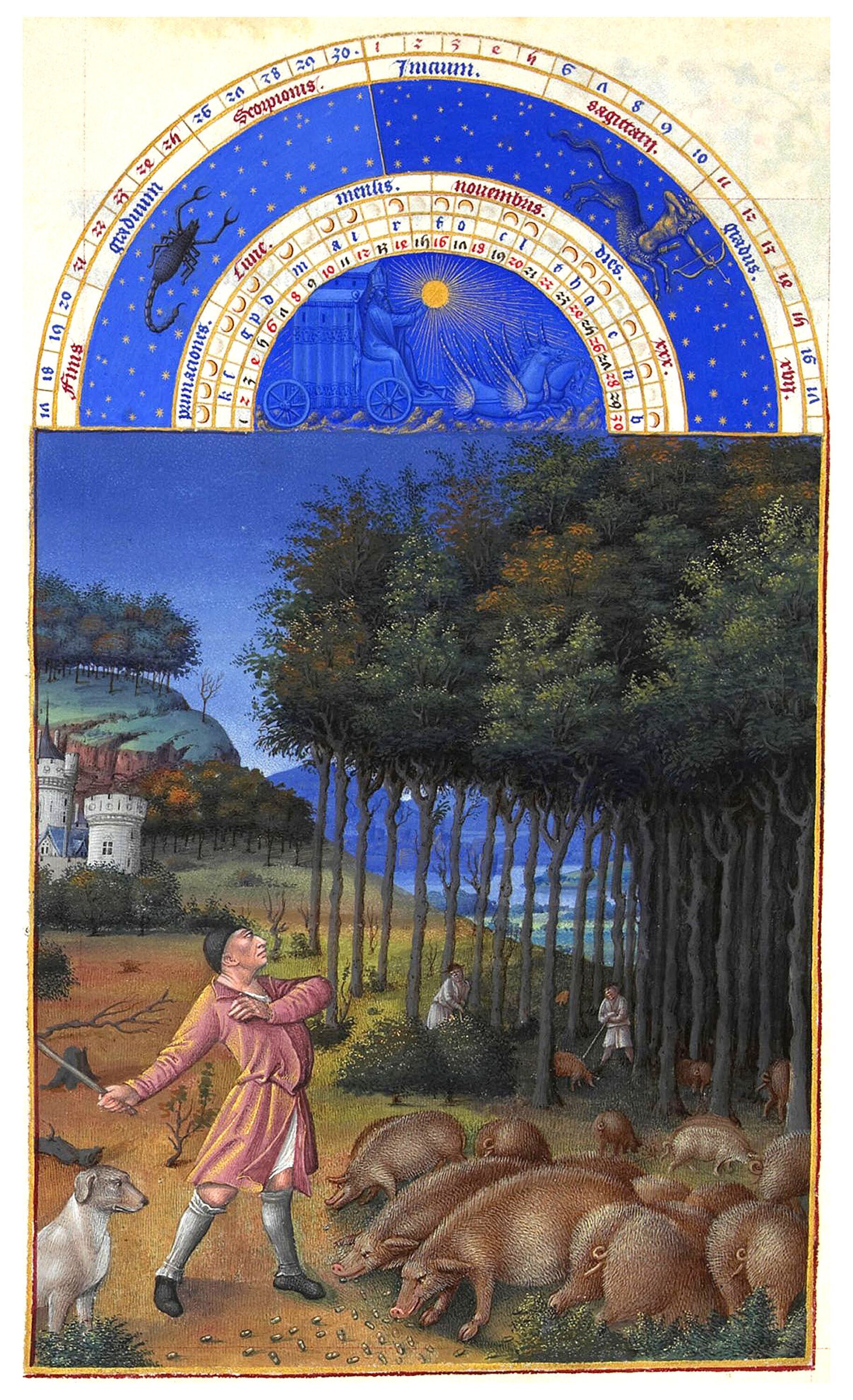 The Tres Riches Heures: the Very Rich Hours of Jean, Duke of Berry, C.1410, November novembre, France. Illuminated Manuscript Reproduction - Etsy the-tres-riches-heures-the-very-rich-hours-of-jean-duke-of-berry-c-1410-november-novembre-france-illuminated-manuscript-reproduction-etsy