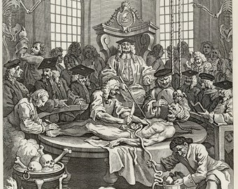 Reproductions of William Hogarth Prints: 'The Reward of Cruelty' from The Four Stages of Cruelty - Plate IV. Fine Art Print