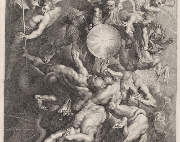 The Art of Peter Paul Rubens. the Fall of the Angels 1621. - Etsy