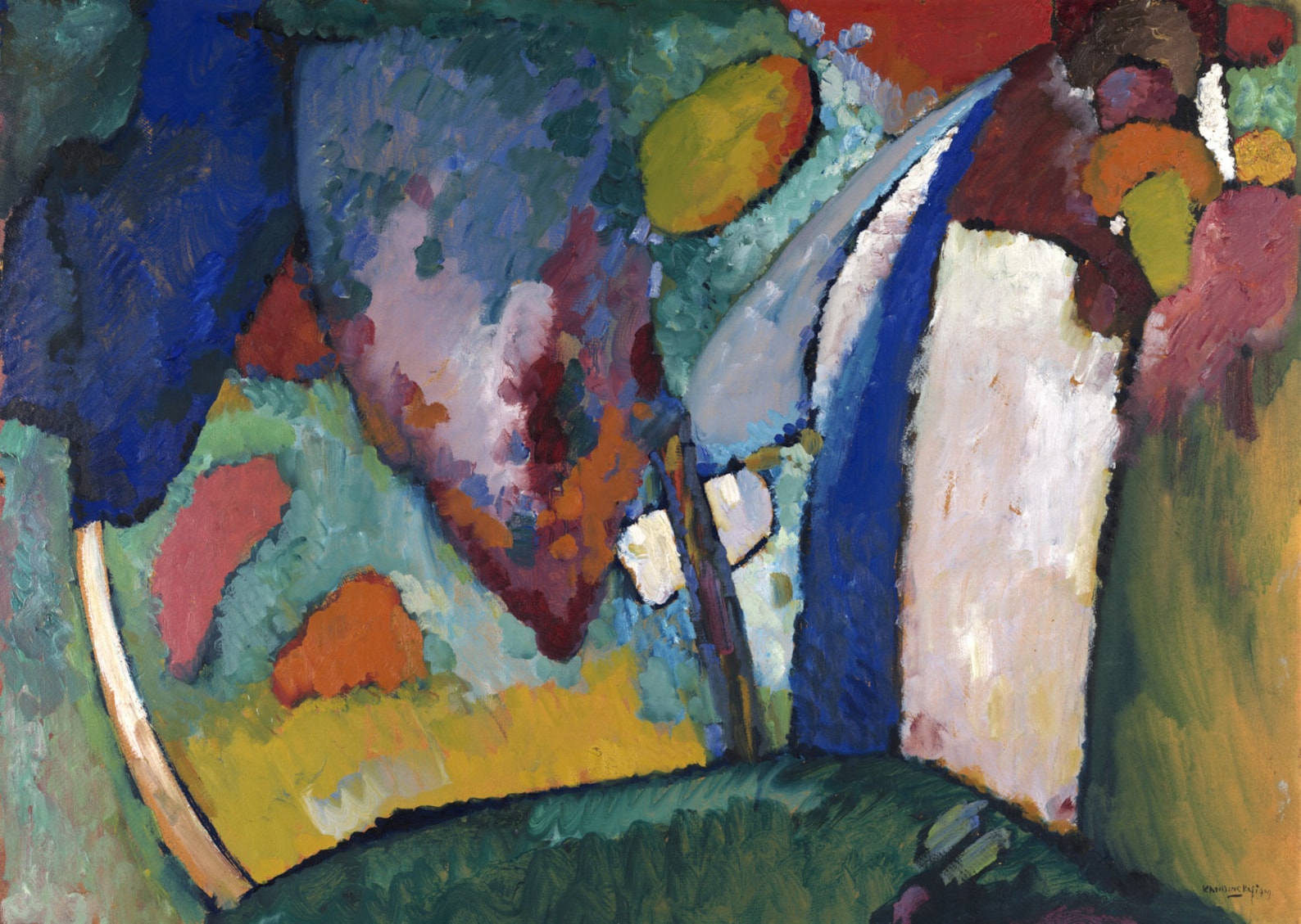 20th Century Abstract Art: Vasily Kandinsky Print Reproduction, the ...