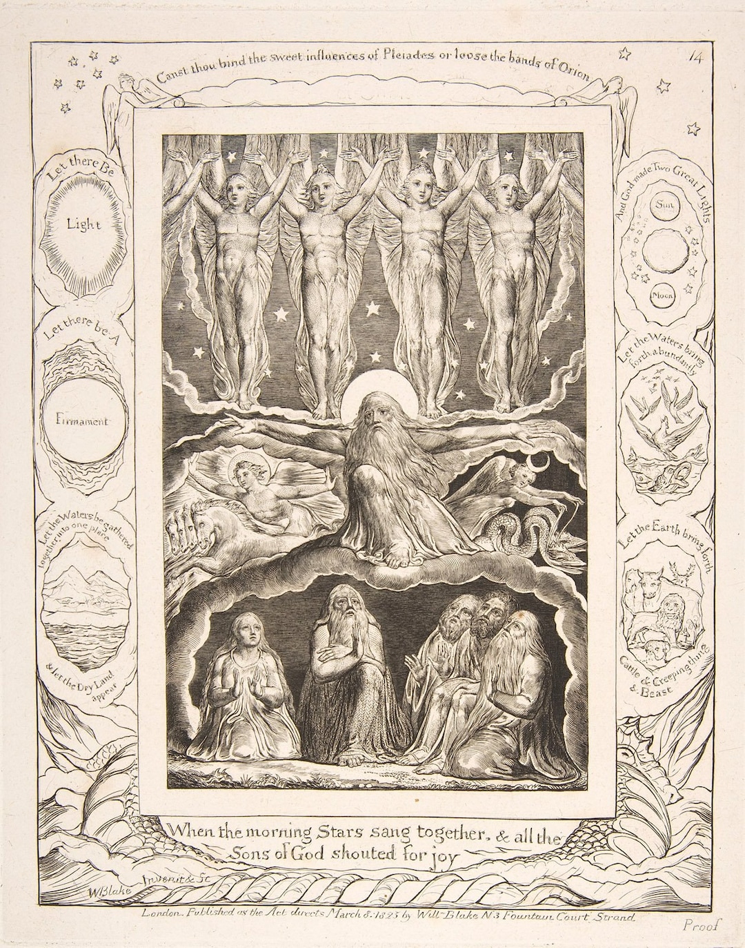 The Prints of William Blake. Illustrations for the Book of - Etsy