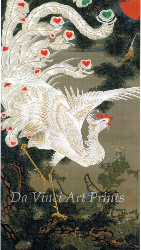 公式サイト - ハイブランドの新作が続々登場 Japanese Tree Pine and Phoenix Reproduction. Art Fine Art. 画材