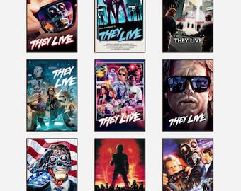Están vivos - Carteles de películas Impresiones de películas