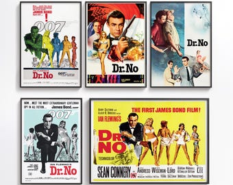 Dr. No - Carteles de películas y pósteres
