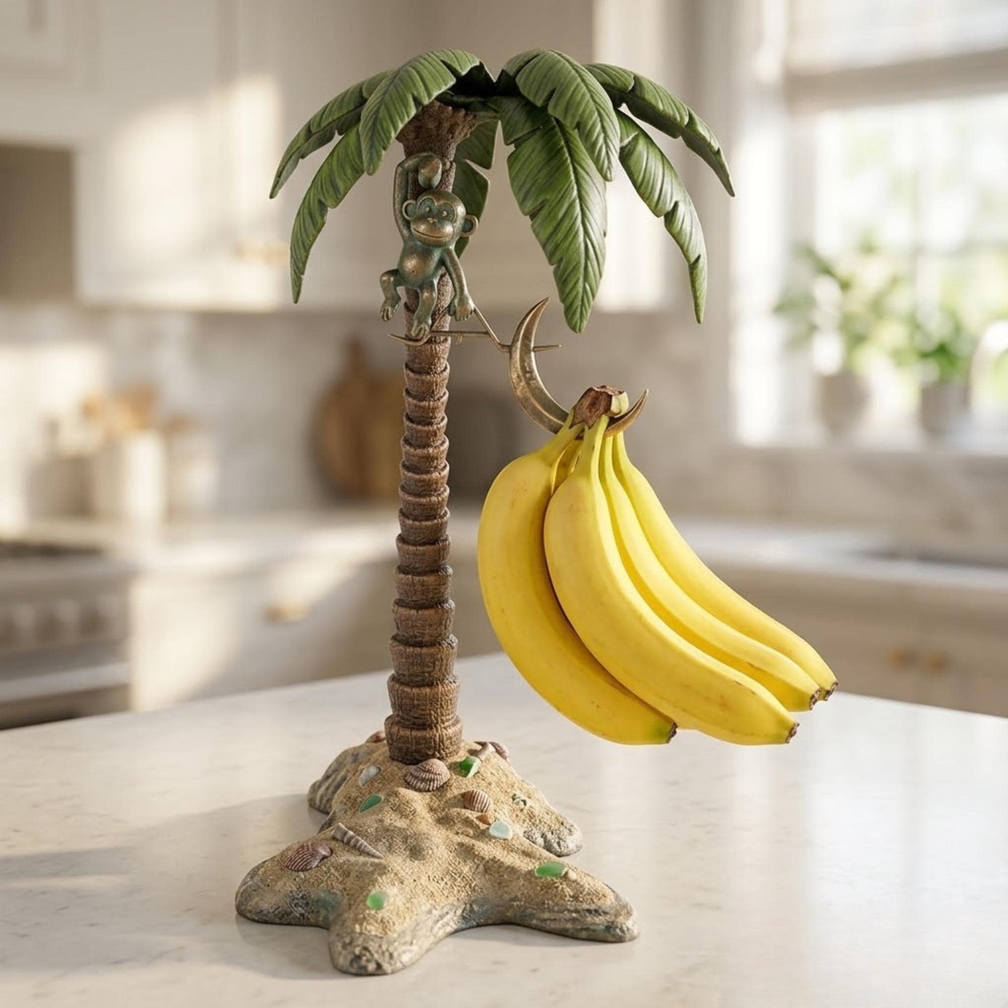 Banana Holder STL File, Monkey Banana Stand 3D Print, Kitchen