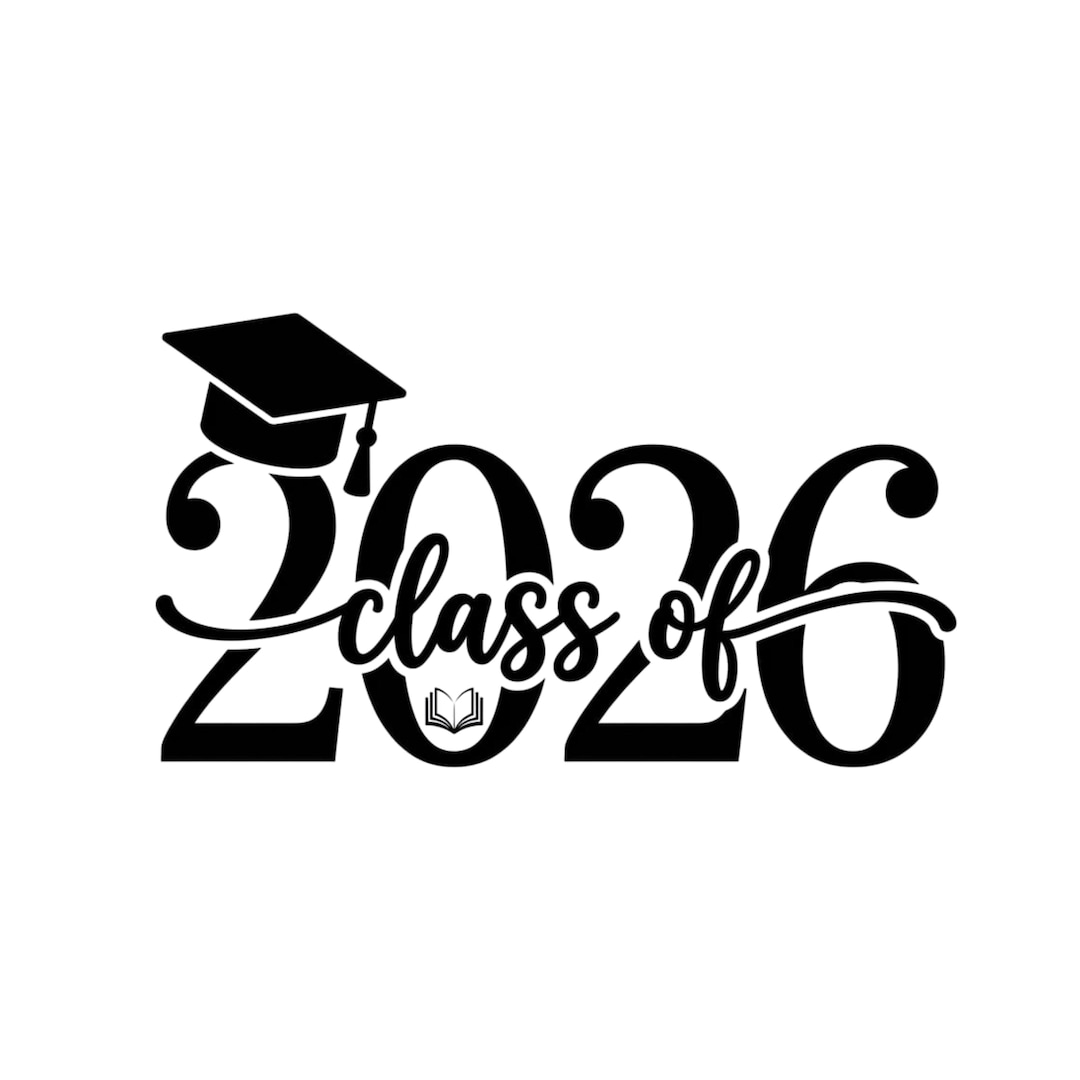 Class of 2026 Graduation Cap SVG PNG, Senior Design (digital Download ...