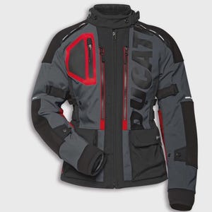 Women’s Ducati Strada C5 Motorcycle Jacket | CE Armored Cordura Touring Gear