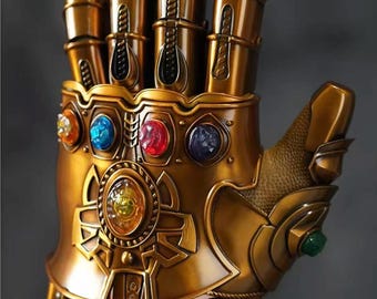 Eternal Dark Gold Energy Gauntlet – Wearable Glowing Movie Prop, Collectible Toy & Gift Set