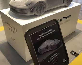 Crystal Eroded Porsche 911 Sculpture (40cm Limited Edition)