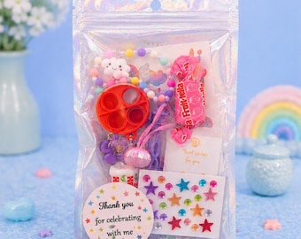 Voorgevulde bedankzakjes voor verjaardagsfeestjes – goodiebags - leuk retourcadeau voor kinderen