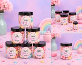 Gepersonaliseerde snoeppotten - Feestbedankjes - Zoete traktatie - Bruilofts-/evenementbedankjes