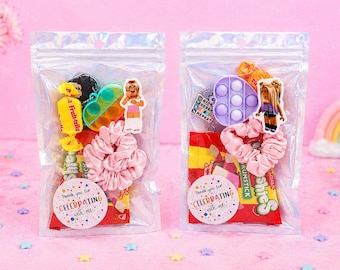 Feesttasjes voor meisjes, verjaardagscadeautjes, kant-en-klare goodiebags voor kinderen, traktatietasjes/cadeautasjes/bedankjes met Roblox-thema, voorgevuld.