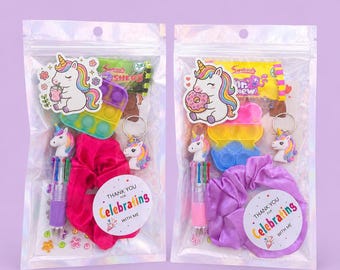 Eenhoorn-cadeautasjes voor een kinderfeestje – Leuke traktatiezakjes voor kinderen