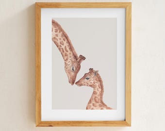 Giraffe Art print