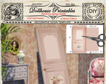 1:12 Dollhouse miniature Hatbox Printable Template Set of 3 | Etsy