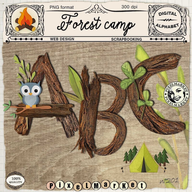 Nature Letters - Etsy