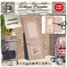 DOLLHOUSE Miniature DOOR TEMPLATE Weathered Door Printable Sheet ...