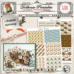 Dollhouse Vintage MAIL Printable Christmas Cards Letters Envelopes ...