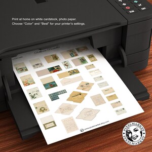 Dollhouse Vintage MAIL Printable Christmas Cards Letters Envelopes ...
