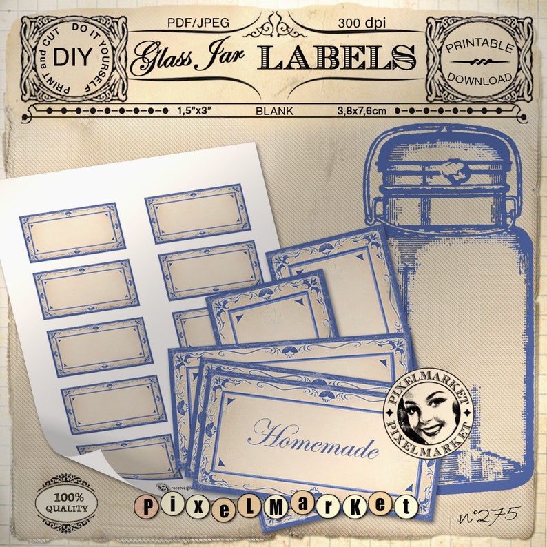 Printable Pantry Labels Template of 10 Blank Cliparts PDF Down load Pantry organizer Spices Jar Blue Stickers Popularity Tags 275 graphic regarding Printable Pantry Labels named Printable Pantry Labels Template of 10 Blank Cliparts PDF Obtain Pantry organizer Spices Jar Blue Stickers Reputation Tags 275