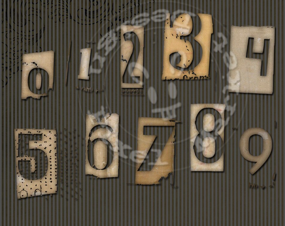 GRUNGE Industrial Alpha Clipart Digital ALPHABET Ransom Note | Etsy