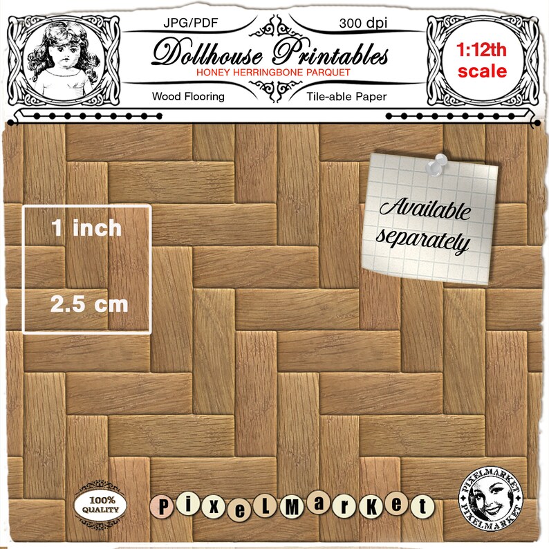 DOLLHOUSE Printable Wood Floor Reclaimed Wooden Flooring - Etsy