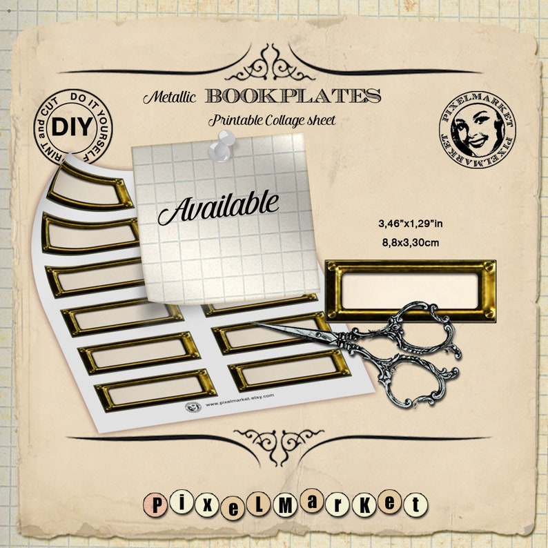 blank pantry labels template of 10 cliparts printable pdf etsy
