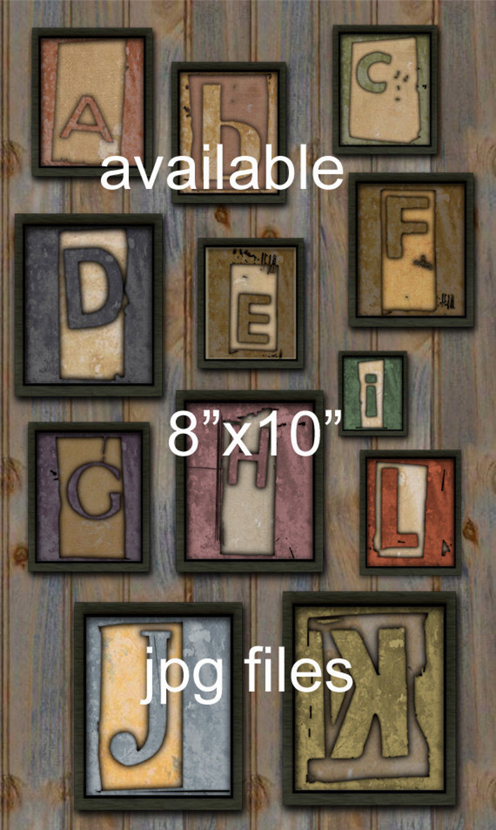 Alpha Cliparts Set Digital ALPHABET Ransom Note Fonts Paper - Etsy